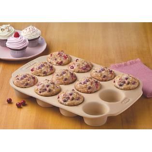 Haeger NaturalStone Muffin Pan   12 individual cups   Home   Kitchen