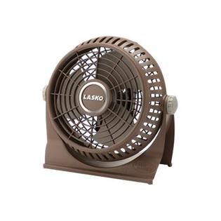 Lasko Breeze Machine 10 In. Brown Pivoting Floor/Table Fan—