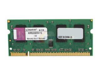 Kingston ValueRAM Model KVR533D2S4/1G  Laptop Memory