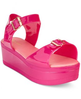 Wanted Gumdrop Flatform Jelly Sandals   Sandals   Shoes