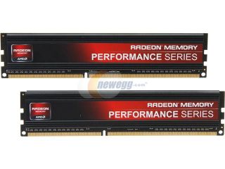 AMD Radeon Performance Series 8GB (2 x 4GB) 240 Pin DDR3 SDRAM DDR3 1866 (PC3 14900) Desktop Memory Model AP38G1869U1K