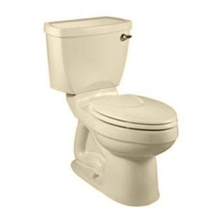 American Standard Champion 4 2 Piece 1.6 GPF Right Height Elongated Toilet Less Seat in Bone DISCONTINUED 2002.804.021
