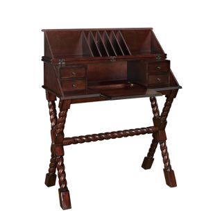 Furniture of America Cantrus Traditional Secretary Writing Desk with