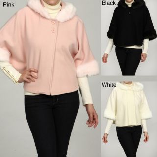 SM2 Womens Wool blend 2 button Cape  ™ Shopping   Top