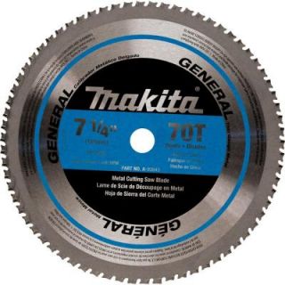 Makita 7 1/4 in. 70 Teeth Thin Gauge Metal Carbide Metal Cutting Blade A 93843