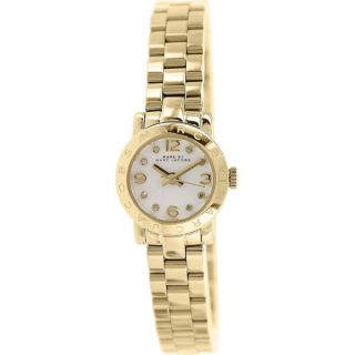 Marc Jacobs Womens Mini Amy Rose Goldtone Stainless Steel Watch