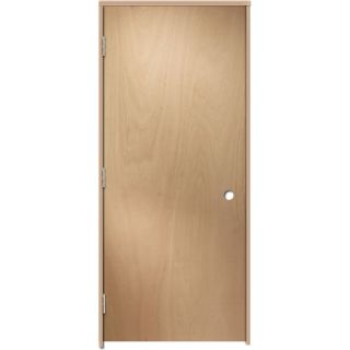 ReliaBilt Prehung Hollow Core Flush Lauan Interior Door (Common: 36 in x 80 in; Actual: 37.5 in x 81.25 in)