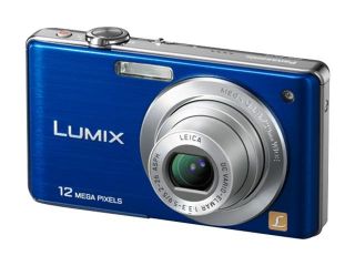 Panasonic LUMIX DMC FS15 Blue 12.1 MP 5X Optical Zoom Digital Camera