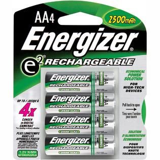 Energizer E2 Rechargeable AA Battery 4 pack   Tools   Electricians