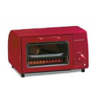 Farberware FSTO400R Special Select 4 Slice Toaster Oven   Red   K118881 —