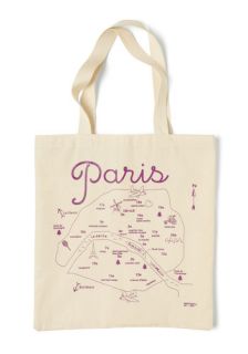 Place to Be Tote in Paris  Mod Retro Vintage Bags