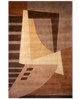 Momeni New Wave NW 22 Lt. Brown Area Rug, 8 x 11