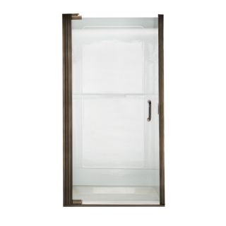 American Standard 32 3/4 in to 33 5/8 in Frameless Pivot Shower Door