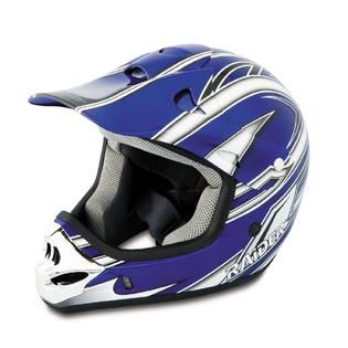 Raider Youth MX 3 Helmet Blue   Lawn & Garden   ATV Attachments