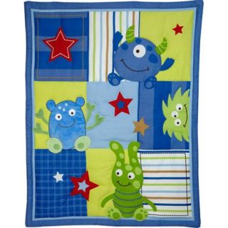Little Bedding by NoJo Monster Babies 3 Piece Crib Bedding Set