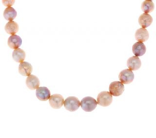 Honora 12.0mm   14.0mm Ming Cultured Pearl Sterling 18 Necklace —