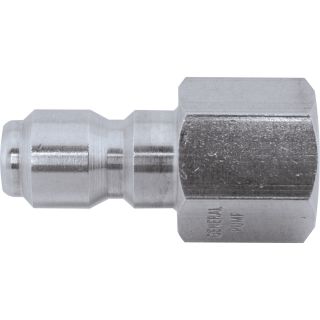 General Pump Pressure Washer Quick Coupler Female Plug — 3/8in. Inlet, 5000 PSI, 12.0 GPM, Stainless Steel, Model# ND10078P  Pressure Washer Quick Couplers