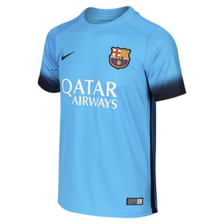 2015/16 FC Barcelona Night Rising Stadium Kids Soccer Jersey. Nike