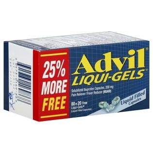 Advil Migraine, 200 mg, Liquid Filled Capsules, 80 capsules