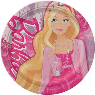 9" Barbie Party Plates, 8ct