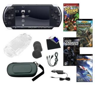 Sony PSP 3000 Bundle with 4 Games & Accessories —