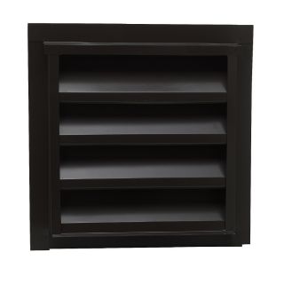 CMI 14 in x 24 in Brown Rectangle Steel Gable Vent
