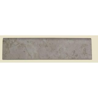 Daltile Brancacci Aria Ivory 3 in. x 12 in. Glazed Ceramic Surface Bullnose Trim Wall Tile BC01S43C9WL1P2