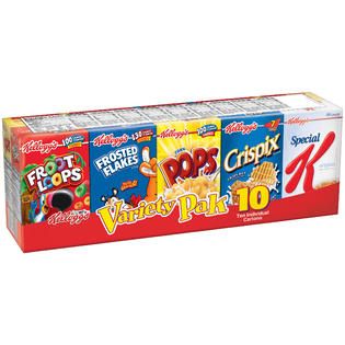 KELLOGGS Variety Pack Cereal 9.63 OZ SLEEVE   Food & Grocery