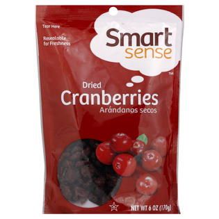 Smart Sense  Cranberries, Dried, 6 oz (170 g)