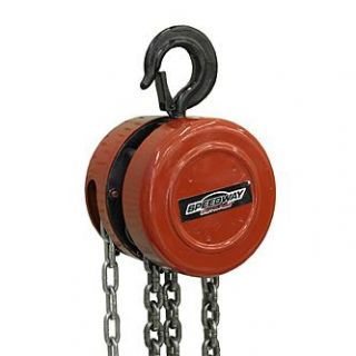 Speedway Start to Finish 1 Ton Chain Hoist   7518