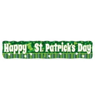 Saint Patrick's Day Striped Letter Banner