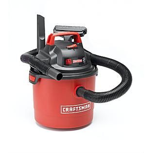 Portable 2.5 Gallon 2 HP Wet/Dry Vac: For Messes Anywhere From 