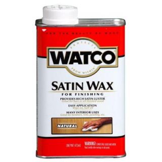 Watco 1 pt. Satin Natural Finishing Wax (Case of 4) 67051H