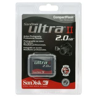 SanDisk Ultra II CompactFlash Type 1 Memory Card, 2.0 GB, 1 memory