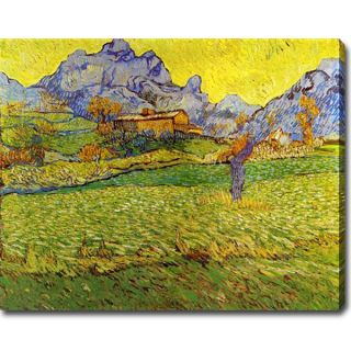 Vincent van Gogh Enclosed Field with Rising Sun Saint Remy Oil on