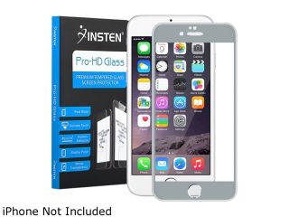 Insten Gray Frame Premium Tempered Glass Screen Protector LCD Film Guard Shield For Apple iPhone 6 2113324