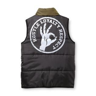 Never Give Up™ By John Cena®   Boys Quilted Vest   Hustle Loyalty