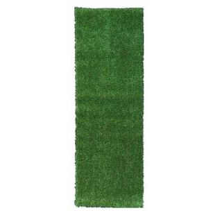 Ottomanson Garden Grass Collection 1 ft. 8 in. x 4 ft. 11 in. Artificial Grass Synthetic Lawn Turf Indoor/Outdoor Carpet Runner G800 2X5