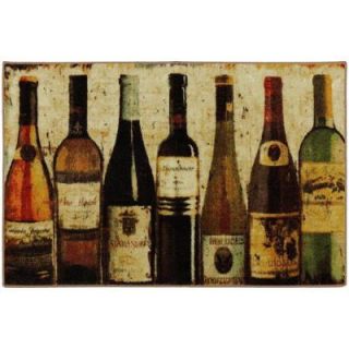Wine Row Multi Printed 2 ft. 6 in. x 4 ft. Area Rug 452490