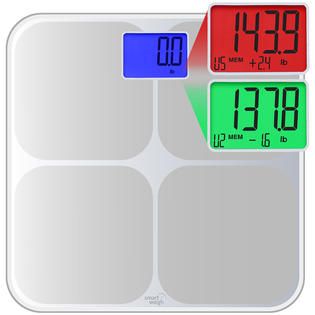 Smart Weigh SW SMS500 SIL Digital Bathroom Scale and Smart Step On