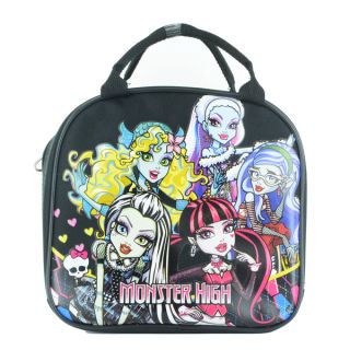 Monster High Insulated Lunch Bag with Adjustable Shoulder Strap, Water