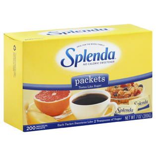 Splenda  Sweetener, No Calorie, Packets, 200 packets [7 oz (200 g)]