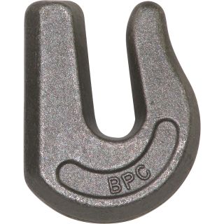 Buyers Products Weld-On Grab Hook — 3/8in. Grade 43 steel, 5400-Lb. Working Load Limit, Model# B2408W375