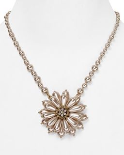 Carolee Floral Pendant Necklace, 16"