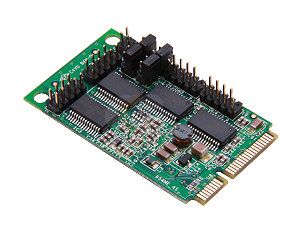 SIIG 4 Port RS232 Serial Mini PCIe with Power Model JJ E40111 S1