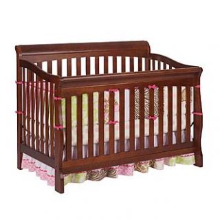 Delta Children Venetian Sleigh 4 in 1 Crib Dark Cherry   Baby   Baby