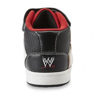 WWE Boys Black/White/Red High Top Athletic Shoe   WWE   Clothing