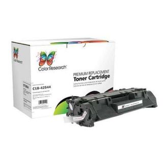 Color Research Premium Replacement HP 80A CF280A Toner Cartridge   Black, Up to 2,700 Pages