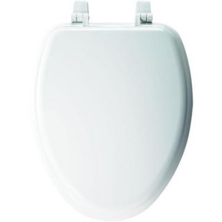 Church Elongated Closed Front Toilet Seat in White 1400TTC 000