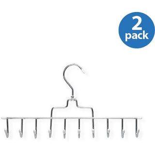 Honey Can Do Horizontal Tie and Belt Hangers, 2 Pack